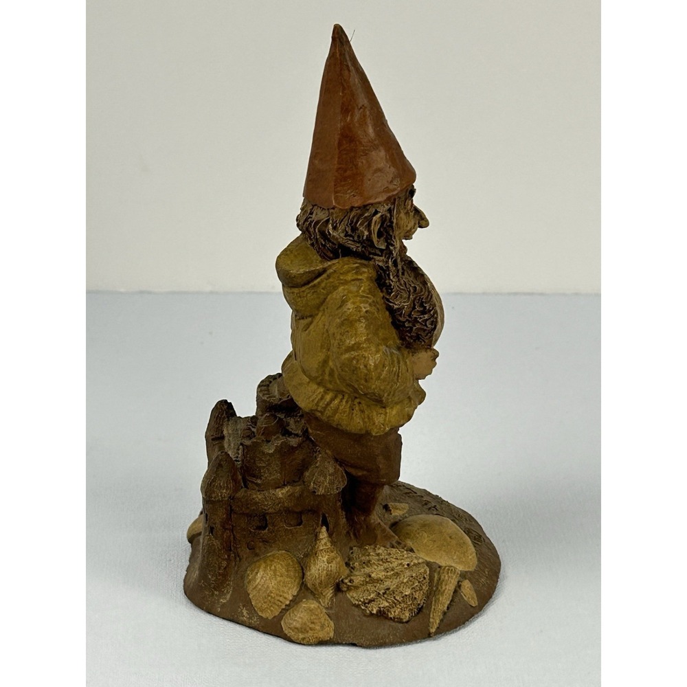 Tom Clark Gnome Pawley #42 Cairn Studio 1984 Shell Beach Figurine Vintage - Picture 5 of 9